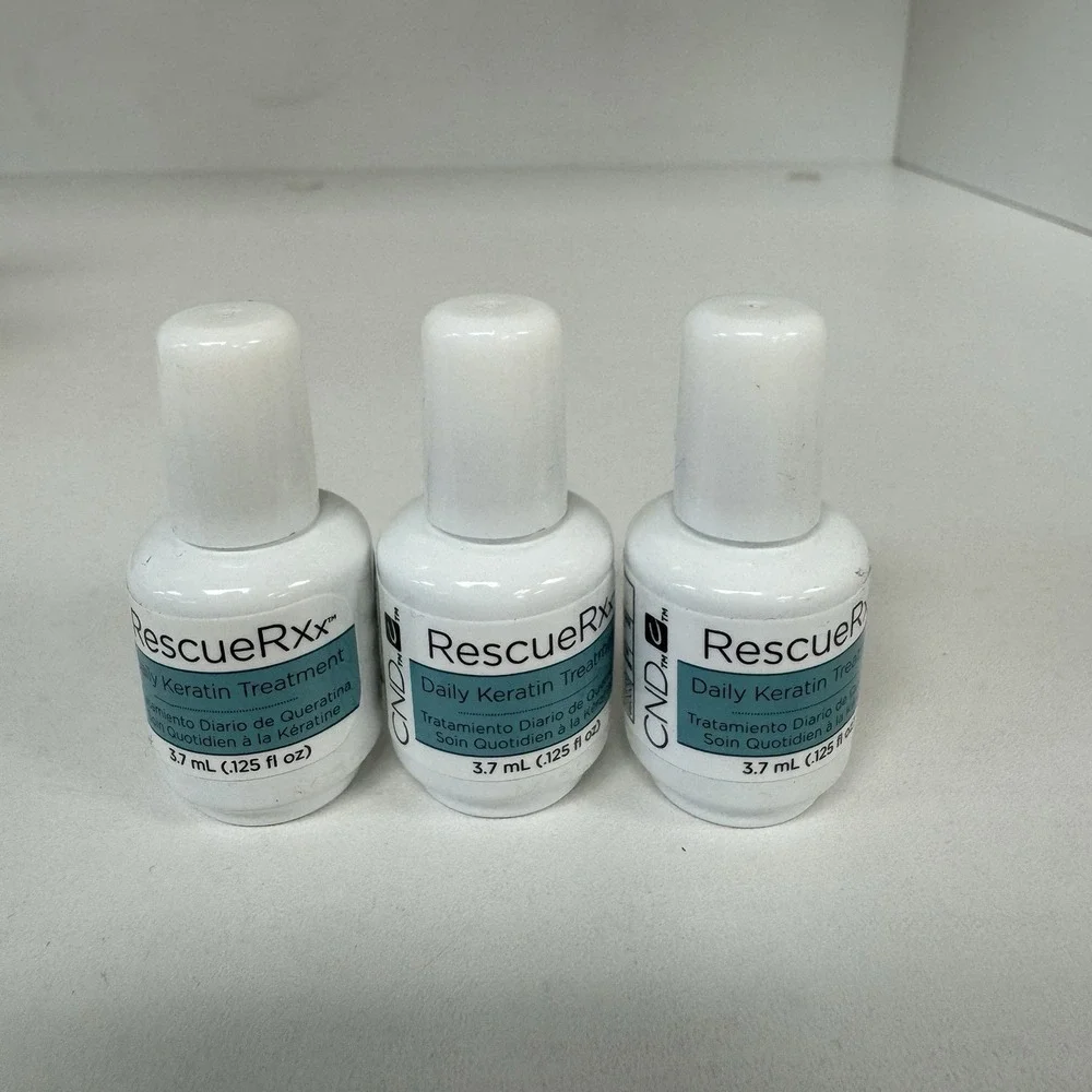 Pack Of 3 CND RescueRXx Daily Keratin Treatment - 3.7 ml / .125 oz